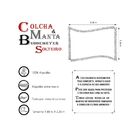 Colcha Solteiro Cobre Leito Buddemeyer 1,60m X 2,30m Cinza