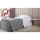 Colcha Solteiro Cobre Leito Buddemeyer 1,60m X 2,30m Grafite