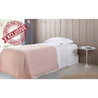 Colcha Solteiro Cobre Leito Buddemeyer 1,60m X 2,30m Rosa Cla
