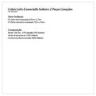 Colcha Solteiro Estampada 2 Peças Corações Com Porta Travesse