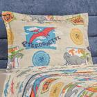 Colcha Solteiro Infantil 2 Peças Dinossauro