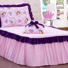 Colcha Solteiro Infantil Sofia 3 Peças Deccoralle