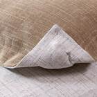 Colcha Solteiro Jacquard Dual Dupla Face 4 Peças - Bege