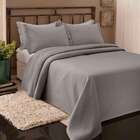 Colcha Solteiro Piquet Cinza (1x150)