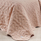 Colcha Tamanho King Size Salmão 200 Fios 100% Algodão 3 Peças