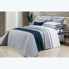 Colcha Tamanho Super King Cinza 400 Fios Egípcio 100% Algodão