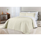 Colcha Tamanho Super King Palha 200 Fios 100% Algodão 3 Peças