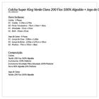 Colcha Tamanho Super King Verde 200 Fios 100% Algodão + Jogo