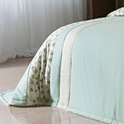 Colcha Tamanho Super King Verde Clara 200 Fios 100% Algodão 5