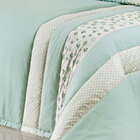 Colcha Tamanho Super King Verde Clara 200 Fios 100% Algodão 5