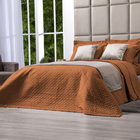 Colcha Terracota 100% Algodão Queen Size 200 Fios 3 Peças Mat