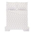 Colcha Trussardi Marini 200 Fios 2 20mx2 80m Casal Branco/duna