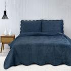 Colcha Velvet Neo Queen 240x260 Bege