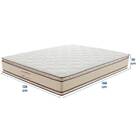 Colchão 128x188x30 Prorelax Bali Molas Ensacadas Pillow Top D