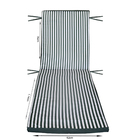 Colchão 190X62cm  Microfibra Estampada Listrada Verde Cargo Próxima Têxtil