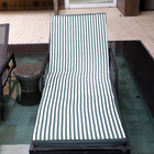 Colchão 190X62cm  Microfibra Estampada Listrada Verde Cargo Próxima Têxtil