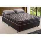 Colchão  Casal  Molas Bonnel Ult Troya 20x 188x 138 Cm Preto