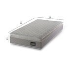 Colchão  Solteiro  D 45 Strong One 24x 188x 88 Cm Bege