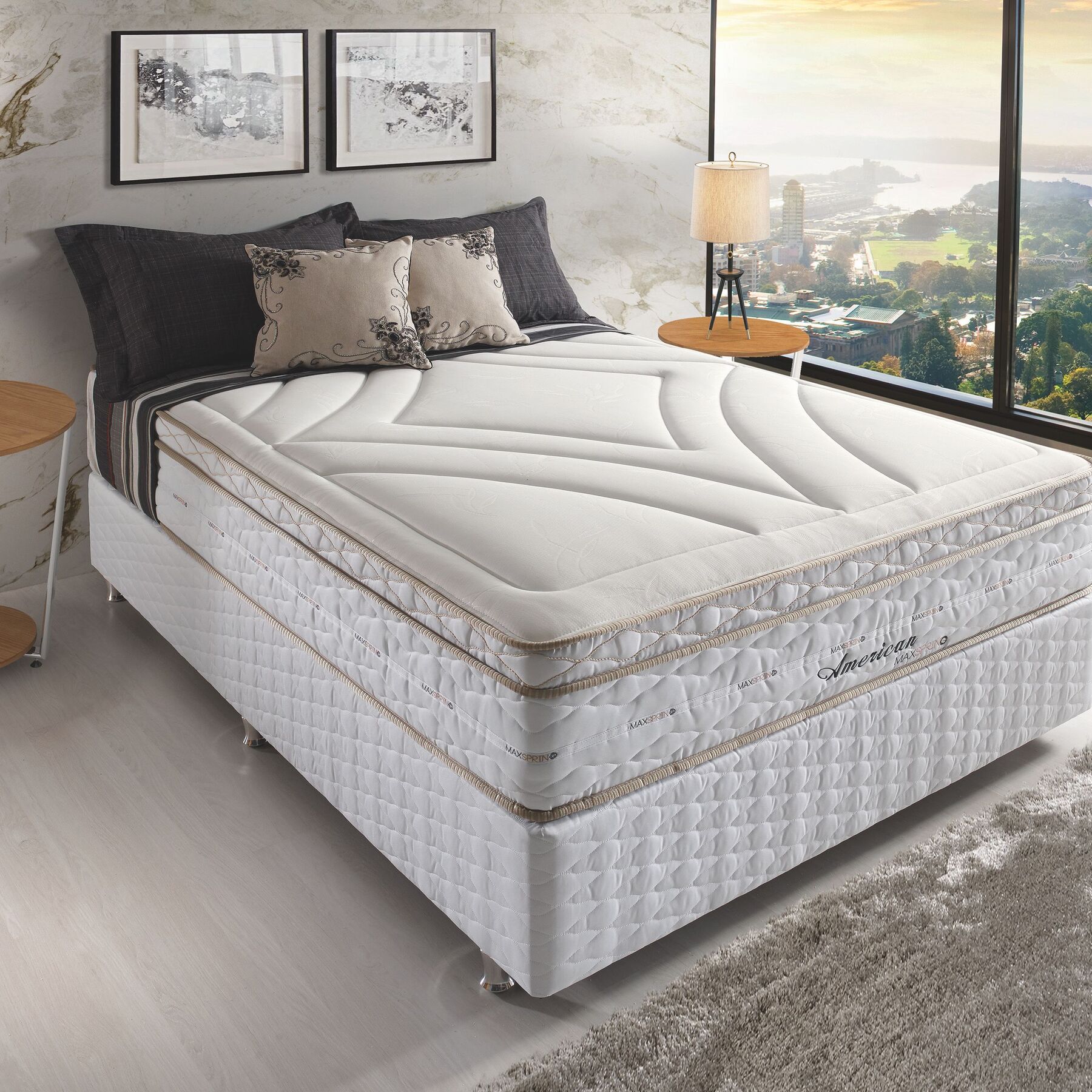 Colchão American Molas Maxspring Herval Casal 033x188x138 | Leroy