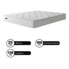 Colchão Attractive Branco Molas Ensacadas Euro - 138x25