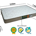 Colchão Becflex Gold Casal King 1,93m Semi-ortopédico D80