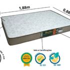 Colchão Becflex Gold Solteiro 0,88m Semi-ortopédico D80