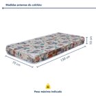 Colchão Berço Baby Sleep 10x 130x 70cm Tigus Baby Estampado