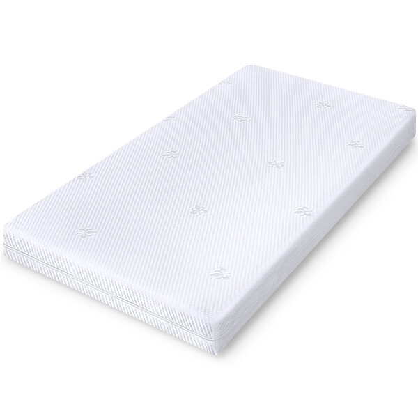 Colchão Berço Para Bebe Com Capa Protetor Impermeável Em Malh