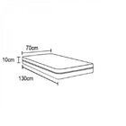 Colchão Berço Portobel D20 Baby 10x 130x 70 Cm Branco/amarelo