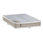 Colchão Box Queen Size  Castor Premium Amazon One Face Bege 1