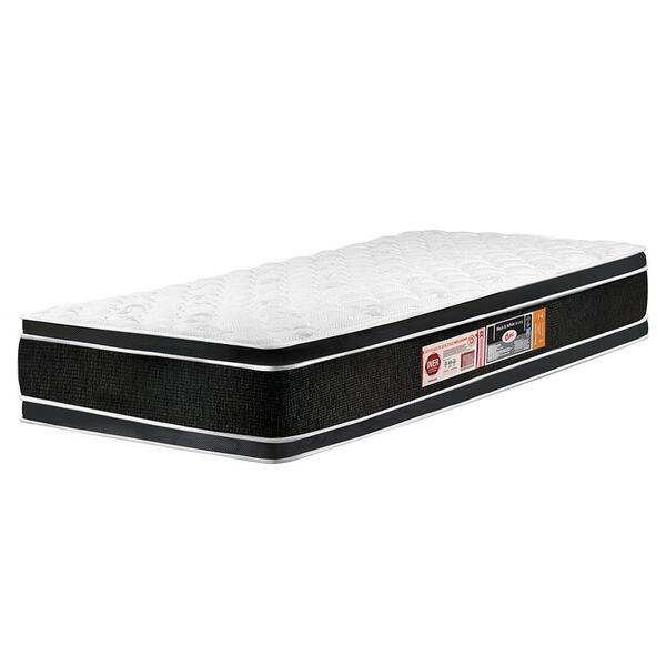 Colchão Box Solteiro Castor Espuma D33  Black & White Air Dou