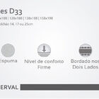 Colchao Cannes Casal Espuma D33 128x188x25 - 61971 Sun House