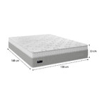 Colchão Casal 138cm Molas Ensacadas Euro Top Magnyfic Umaflex