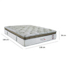 Colchão Casal 138cm Molas Ensacadas Imperatore Eco Bamboo Her