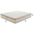 Colchão Casal 138x188x28 Prorelax Bali Molas Ensacadas Pillow