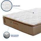 Colchão Casal 138x188x34 Brilhante Prorelax Molas Ensacadas P