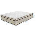 Colchão Casal 138x188x36 Rubi Prorelax Molas Ensacadas Pillow