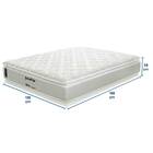 Colchão Casal 138x188x38 Ouro Prorelax Molas Ensacadas Pillow