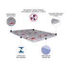 Colchão Casal 138x188x6 Colchonete Espuma D20 Sereno U01    -