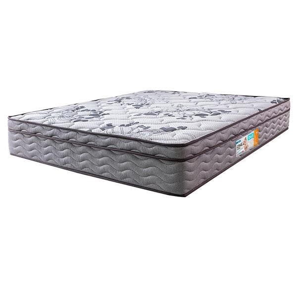 Colchão Casal 138x188x28 One Face Espuma D45 Cinza | Leroy Merlin