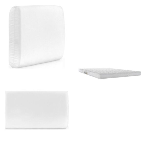 Colchão Casal  Espuma 138x188x20cm Bd Frontier Com 2 Travesse