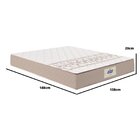 Colchão Casal  Mola Vibe 20x138x188cm Areia