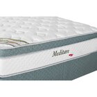 Colchão Casal  Molas Ensacadas Meditare 138x188x29 Branco/ver