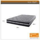 Colchão Casal Aspen Molas Ensacadas D70 Pillow Flat 138x188x3