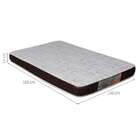 Colchão Casal Astra Super De Espuma D23 (14x138x188) Branco E