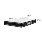 Colchão Casal Black & White Air D33 Double Face 138x188x27