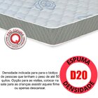 Colchão Casal Castor 15x138x188cm D20 Sleep Max