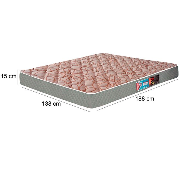 Colchão Casal Castor 15x138x188cm D23 Sleep Max | Leroy Merlin