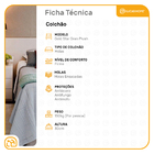 Colchão Casal Castor Molas Ensacadas Gold Star Luxo Gran Plus