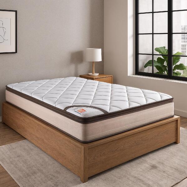 Colchão Casal Colorado Molas Ensacadas 138x188x26 Bom Pastor